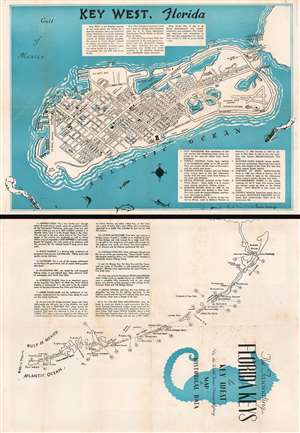 1941 Leiser, Jr. City Map or Plan of Key West, Florida