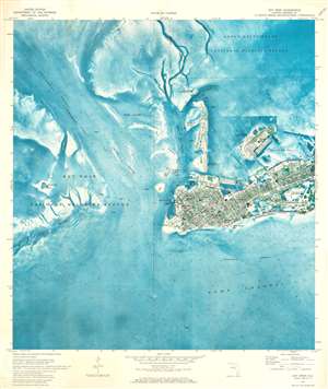 1971 U.S. Geological Survey Map of Key West, Florida