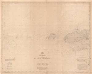 1889 U.S.C.G.S. Nautical Chart of Key West and Marquesas Keys, Florida
