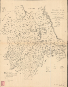 1879 Jesuit Pfister Map of the Kiang-Nan Vicarate, Jiangnan Province (Shanghai), China