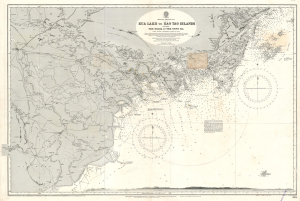 1926 Admiralty Nautical Map of North Vietnam: Hanoi, Ha Long Bay
