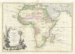1762 Janvier Map of Africa