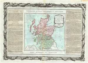 1786 Desnos and de la Tour Map of Scotland