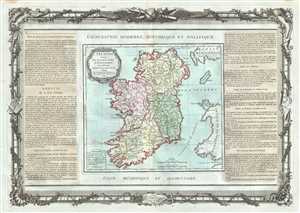 1786 Desnos and de la Tour Map of Ireland