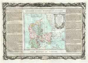 1786 Desnos and de la Tour Map of Denmark
