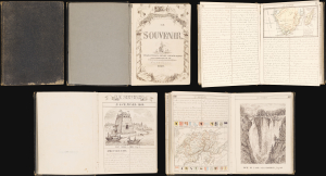 1860 F. G. Ch. Picard Illustrated Manuscript Journal Concerning Travel, History, etc.