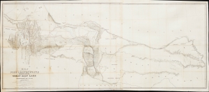 1852 Stansbury Map: Great Salt Lake to Fort Leavenworth Route (Colorado, Utah, Wyoming, Kansas)