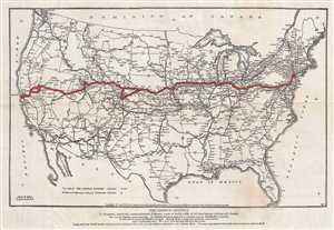 1913 Lincoln Highway Association Map of the Lincoln Highway