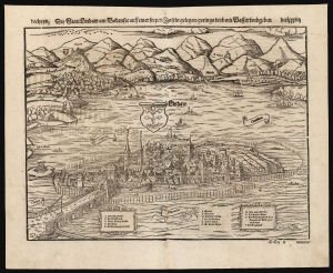 1598 Münster View of Lindau am Bodensee, Germany