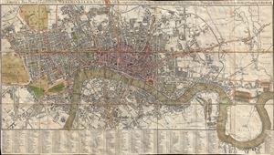 1822 Smith Map of London, England