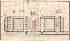 1800 George Dance Plan for the improvement of the Legal Quays, City of London