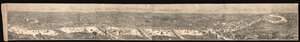 1845 William Little Presentation Birds-Eye View Panorama of London, England