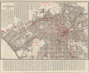 1946 Hill City Plan of Los Angeles, California