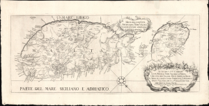 1772 Cientar Map of Malta and Gozo