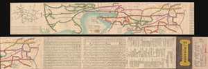 1940 Mantetsu Map of Manchuria and North China Railway Network