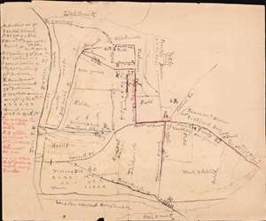 1865 Lyon Manuscript Map of the Battle of Shiloh Drawn by a Union Soldier