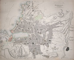 1840 S.D.U.K. Map or City Plan of Marseilles, France