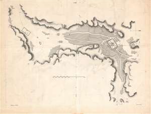 1814 Ali Bey el Abbassi Map of Mecca, Arabia