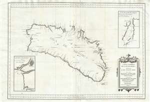 1786 Tofino Nautical Chart or Map of Menorca or Minorca, Spain