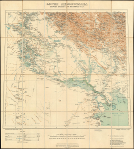 1915 British War Office Map of Iran and Iraq