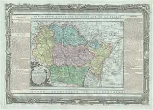 1786 Desnos and de la Tour Map of the Lorraine Region in France