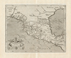 1597 Wytfliet Map of Mexico