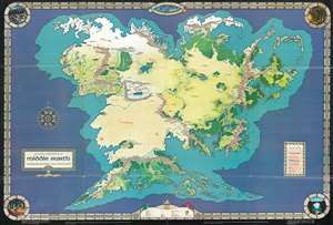 1982 Fenlon Map of J. R. R. Tolkien's Middle Earth (Endor Continent)