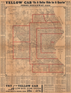 1935 Western Map Co. City Plan or Map of Milwaukee, Wisconsin