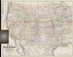1868 Keeler Pocket Map of the American West (a cornerstone map)