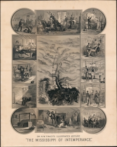 1882 Tracy Temperance Broadside: the Mississippi of Intemperance