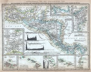 1852 Meyer Map of Central America