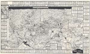 1954 Hayden Map Co. Map of the Mammoth Lakes Dist. and Yosemite, NP, California