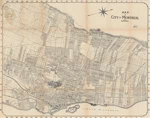 1920 Macfarlane Map of Montreal
