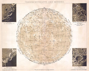 1898 Brockhaus Map of the Moon