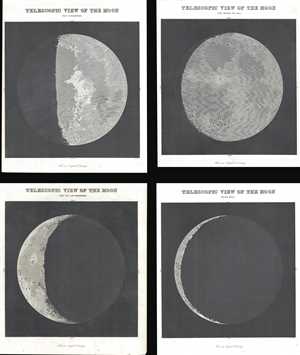 1845 Bradford Views of the Moon