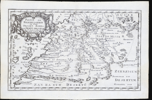 1683 Nicolas Sanson Map of Morocco and Fez