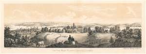 1860 Rubstein View of New York City from the Great Hill, Central Park