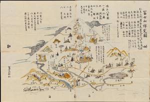 1806 Murayama Shrine View and Trial Guide of Mt. Fuji, Japan