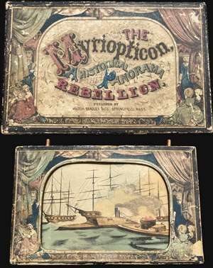 1866 Milton Bradley Rolling Panorama of the History of the American Civil War