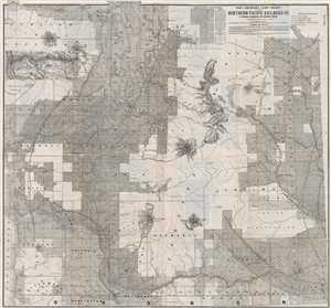 1890 Matthews Northrop Map of Northern Pacific R.R. in Washington and Oregon