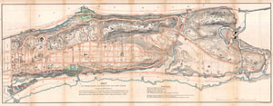 1868 Knapp Map of Northern Manhattan ( New York City ):  Harlem, Washington Heights, Inwood