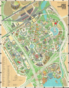 1964 Bollman View of the New York World's Fair Grounds, Flushing Meadows Park