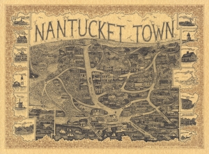 1973 Shemin / Royster Pictorial View of Nantucket, Massachusetts