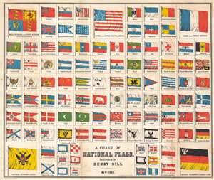 1851 Bill Chart of National Flags