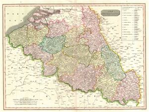 1814 Thomson Map of the Netherlands