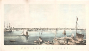 1858 Prang and Mayer View of New Bedford, Massachusetts (J. Foxcroft Cole)