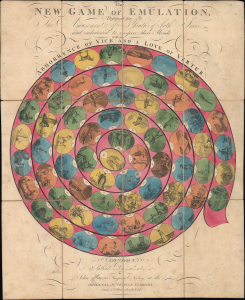 1804 Harris Didactic 'New Game of Emulation'
