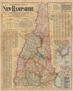 1904 Scarborough Map of New Hampshire