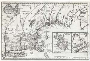 1720 Neal Map of New England