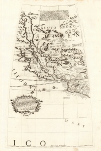1688 / 1697 Coronelli Globe Gore of New Mexico and California as an Island